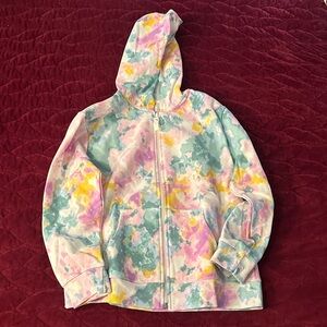 Cat & Jack Kids Tie-Dye Zip Up Hoodie